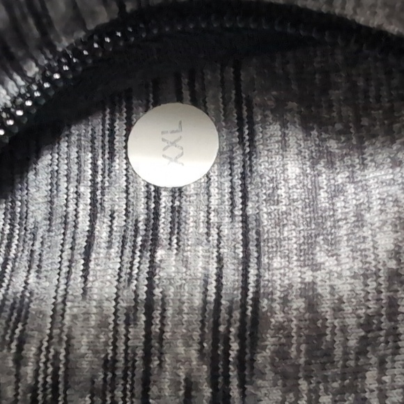 Lululemon Universal Stripe Black Soot Light White Core 1/2 Zip Pullover Size XXL - Picture 7 of 10